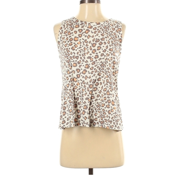 DOLAN XSMALL ANIMAL PRINT TANK TOP - Picture 1 of 2
